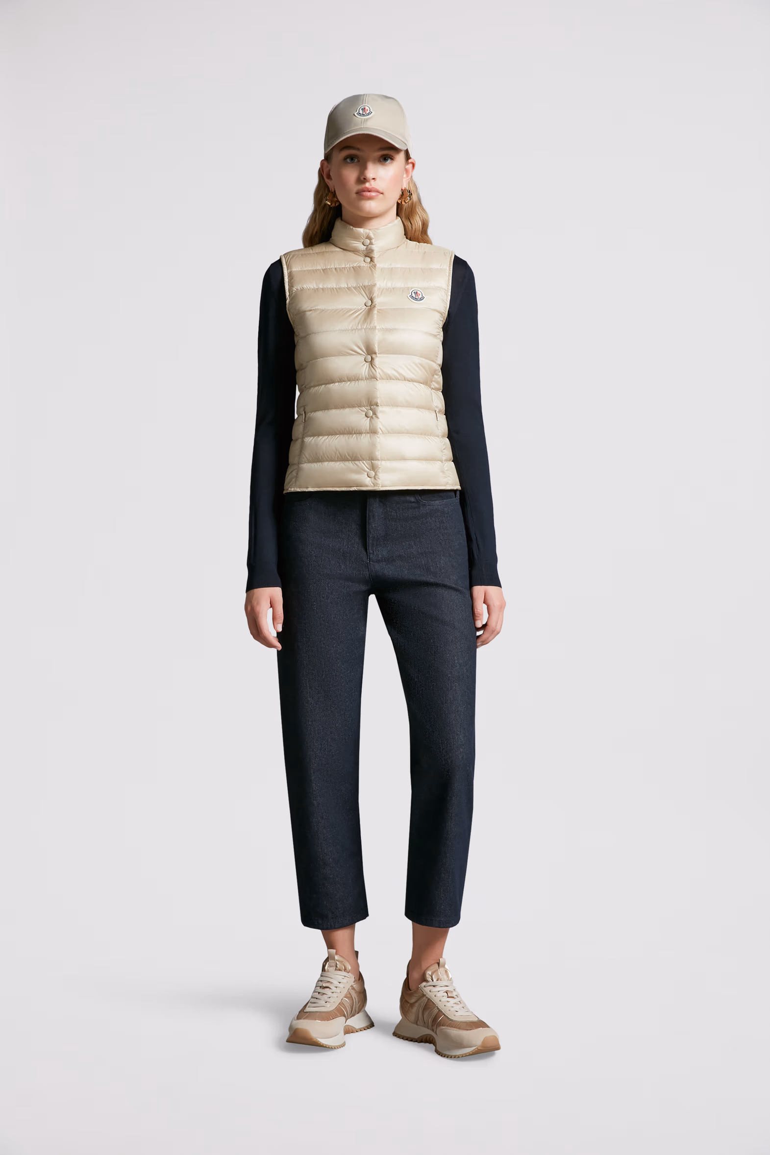 Liane Packable Down Vest Women Beige Moncler 0